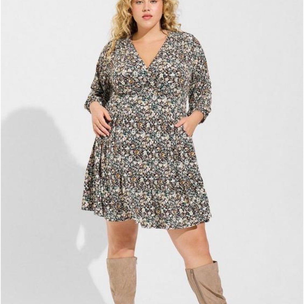 TORRID | Surplice Tiered Dress